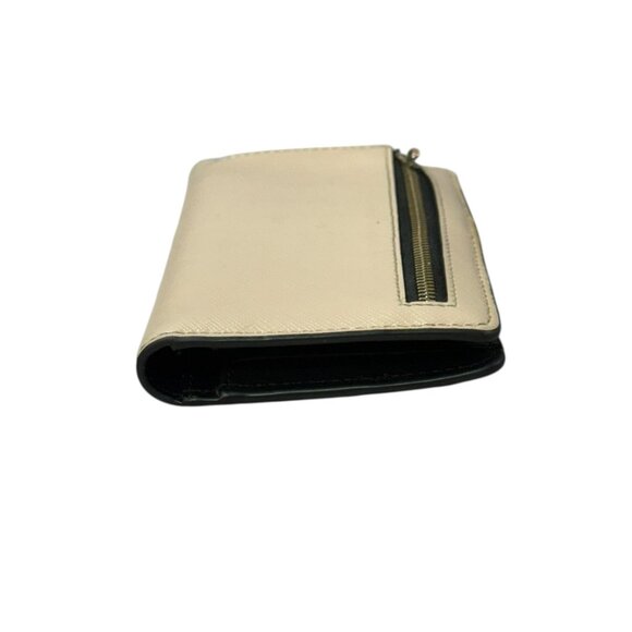 Kate Spade Morgan Colorblocked Slim Bifold Wallet - Black/Beige - Picture 3 of 12